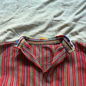 Vintage Multicolor Striped Top
